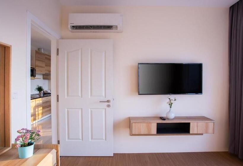 1 Sovrums Deluxe Lägenhet, Tk View Hotel & Apartment