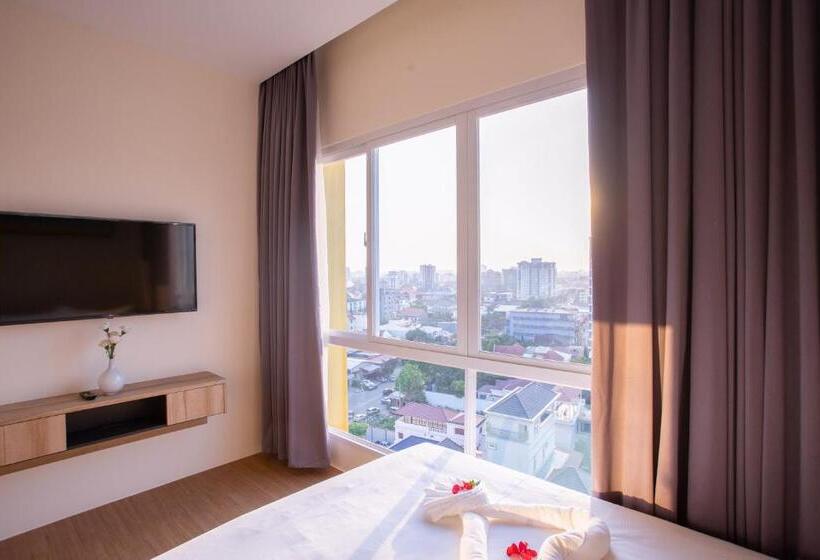 1 Sovrums Superior Lägenhet, Tk View Hotel & Apartment