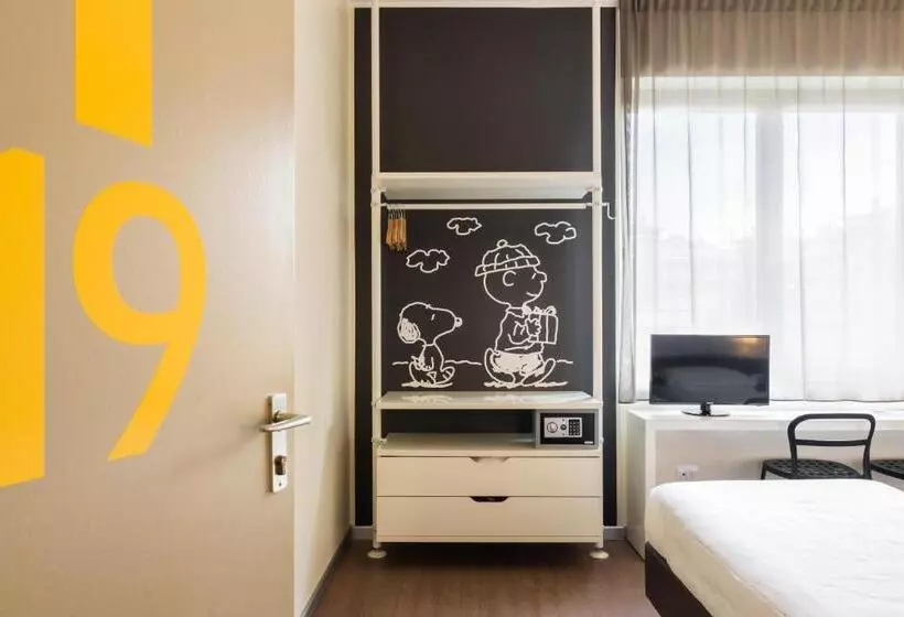 اتاق استاندارد یک نفره, B&b Hotel Milano Ornato