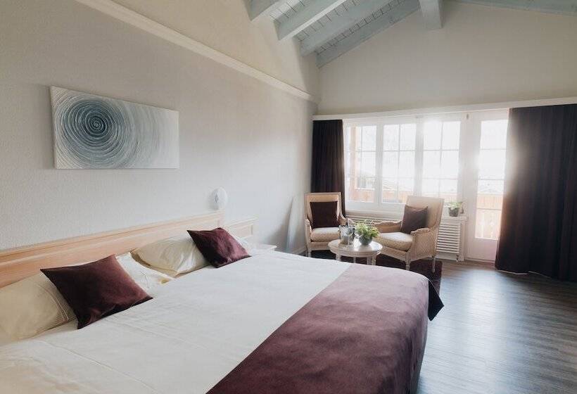 غرفة سوبيريور مطلة على الجبل, Wellnesshotel Schweizerhof