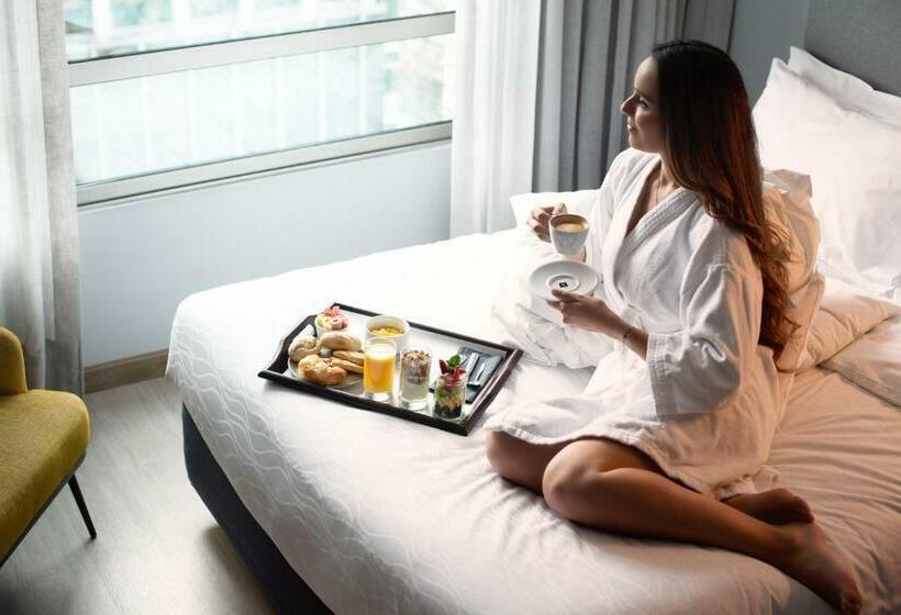 디럭스 룸 킹사이즈 침대, Novotel Santiago Las Condes