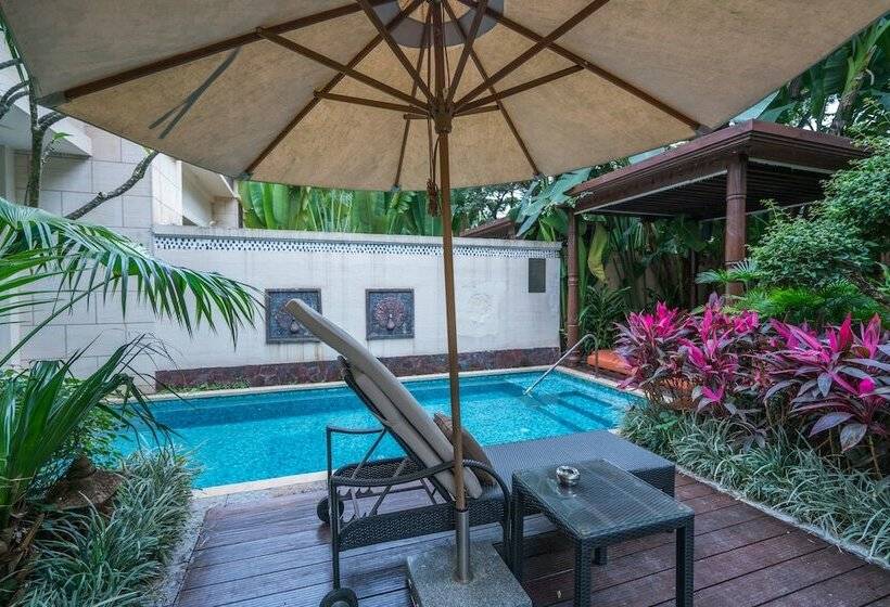 فيلا ديلوكس غرفة نوم, Wanda Vista Resort Xishuangbanna