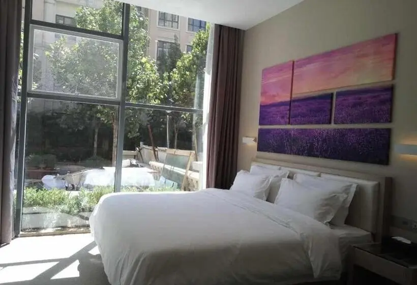 キングサイズベッドのデラックスルーム, Lavande Hotel Dalian Software Park University Of Technology