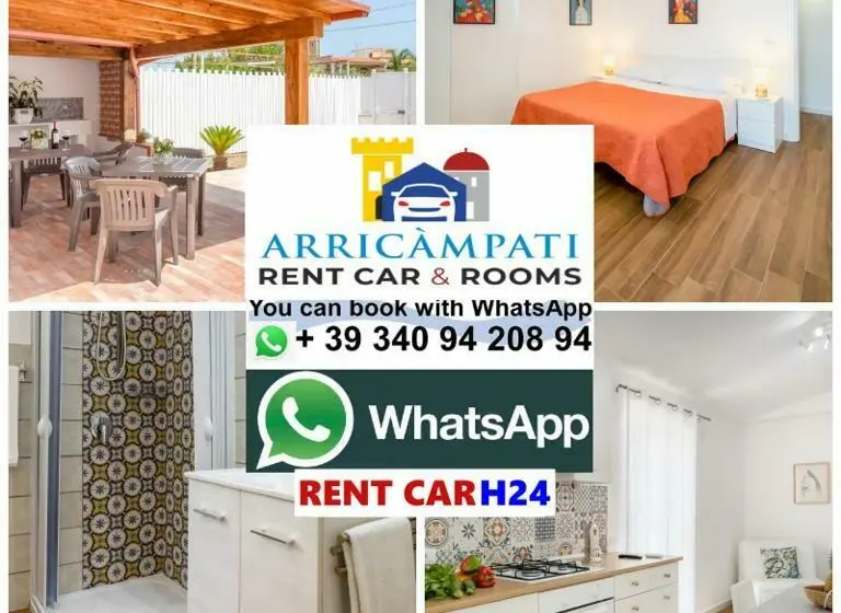 スタンダードトリプルルーム, Arricàmpati Rooms In Villa & Rent Car Airport