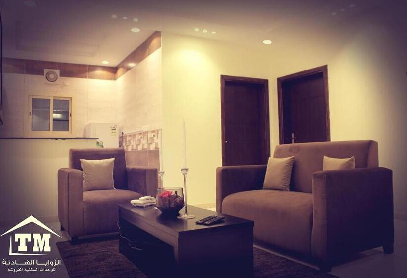 غرفة ديلوكس, شقق الزوايا الهادئه للشقق المخدومة   اقتصادي