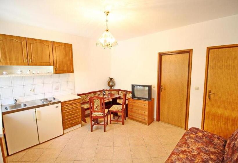 带1个卧室带花园景观的公寓, Apartments Veselka