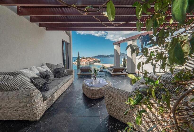 ویلای 1 خوابه با چشم‌انداز دریا, Villa Geba Boutique