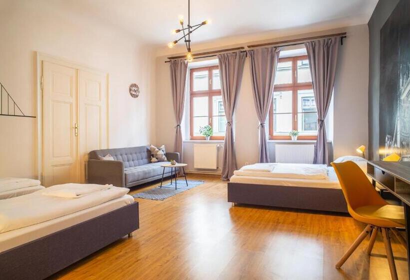 Апартаменты 1 Спальня с Террасой, Internesto Brno