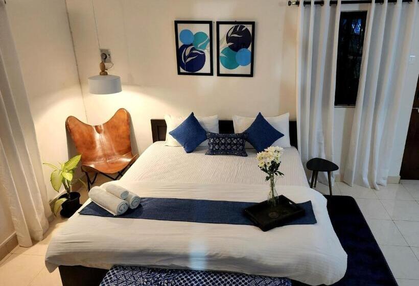 キングサイズベッドのスタンダードルーム, Casa Casita Candolim