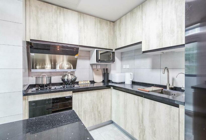 Apartamento 1 Quarto, Qingdao Shibei·qingdao Carrefour·