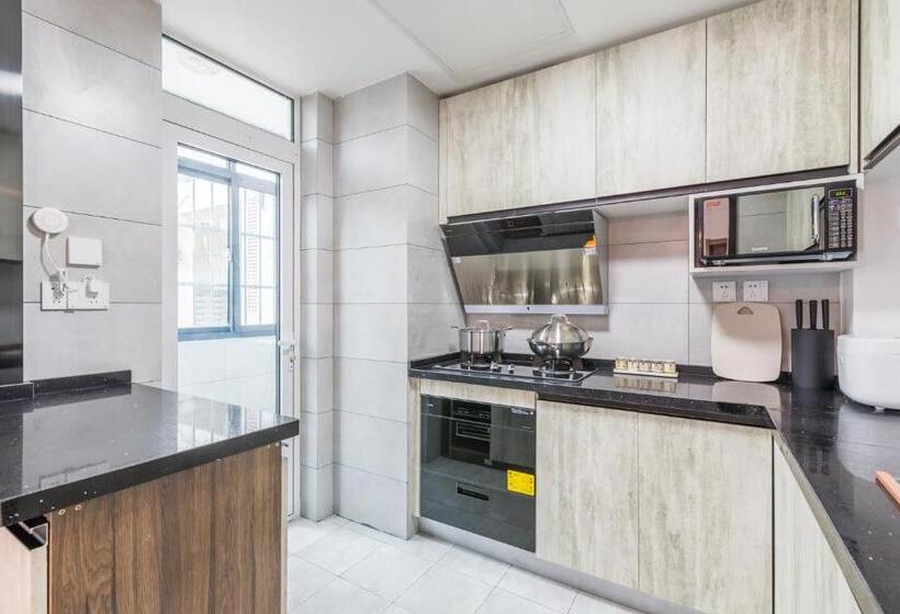 Apartamento 1 Quarto, Qingdao Shibei·qingdao Carrefour·