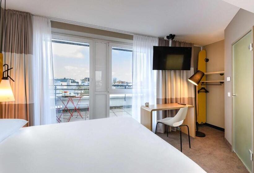 غرفة قياسية مزوَّدة بشُرفة, Ibis Luebeck City