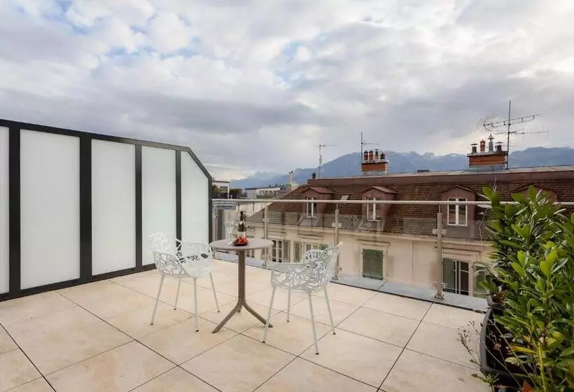 バルコニー付スイート, VISIONAPARTMENTS Hôtel de Famille