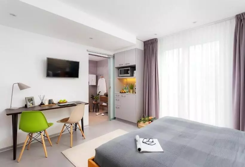 バルコニー付スイート, VISIONAPARTMENTS Hôtel de Famille