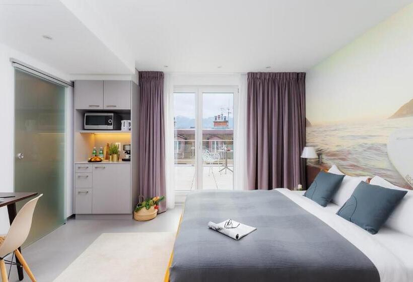 バルコニー付スイート, VISIONAPARTMENTS Hôtel de Famille