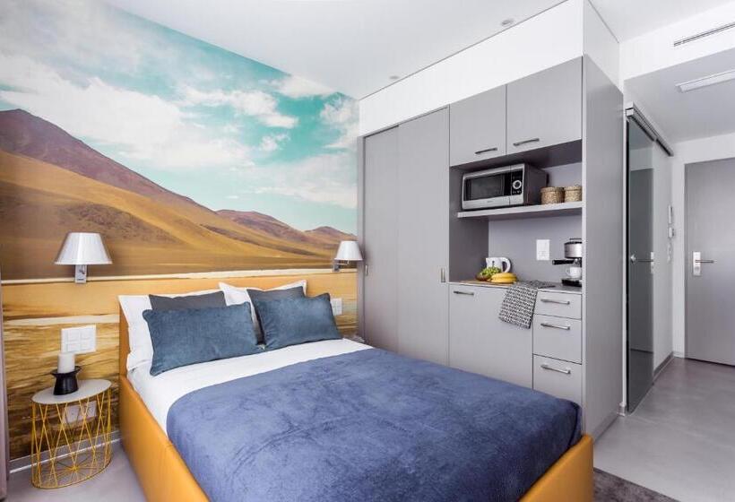 バルコニー付きシングルスタンダードルーム, VISIONAPARTMENTS Hôtel de Famille