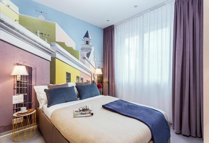 バルコニー付きシングルスタンダードルーム, VISIONAPARTMENTS Hôtel de Famille