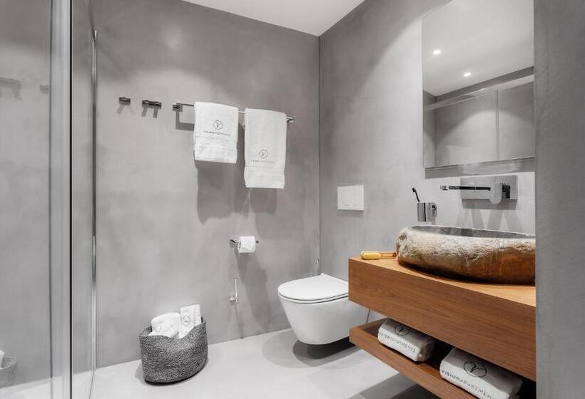 バルコニー付きスタンダードステューディオ, VISIONAPARTMENTS Hôtel de Famille