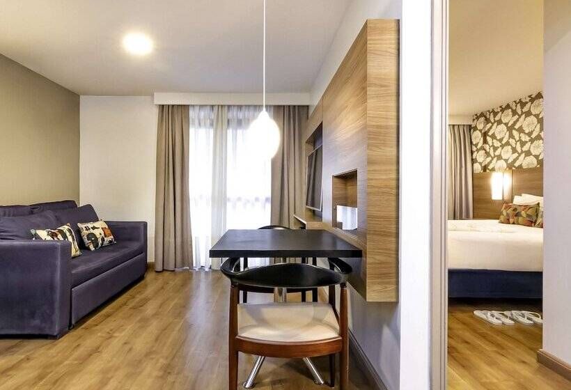 带1个卧室的豪华公寓, Mercure Curitiba 7 De Setembro