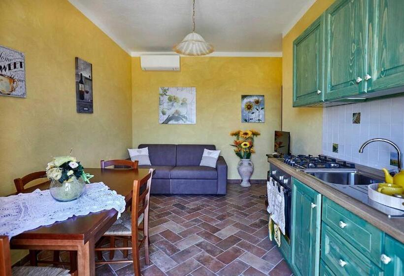 דירת חדר עם טרסה, Agriturismo Montecrespini