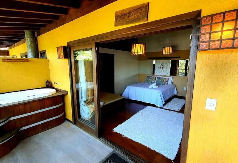 ハイドロマッサージバス付きスイート, Pousada Paraíso Gaia