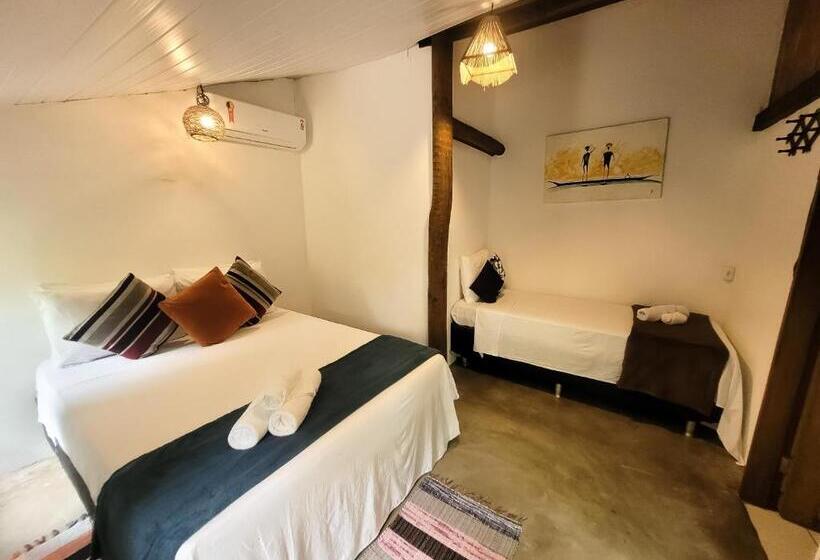 스탠다드 트리플 룸, Pousada Raiz Forte