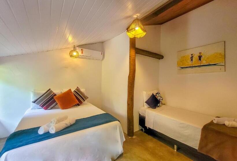 스탠다드 트리플 룸, Pousada Raiz Forte