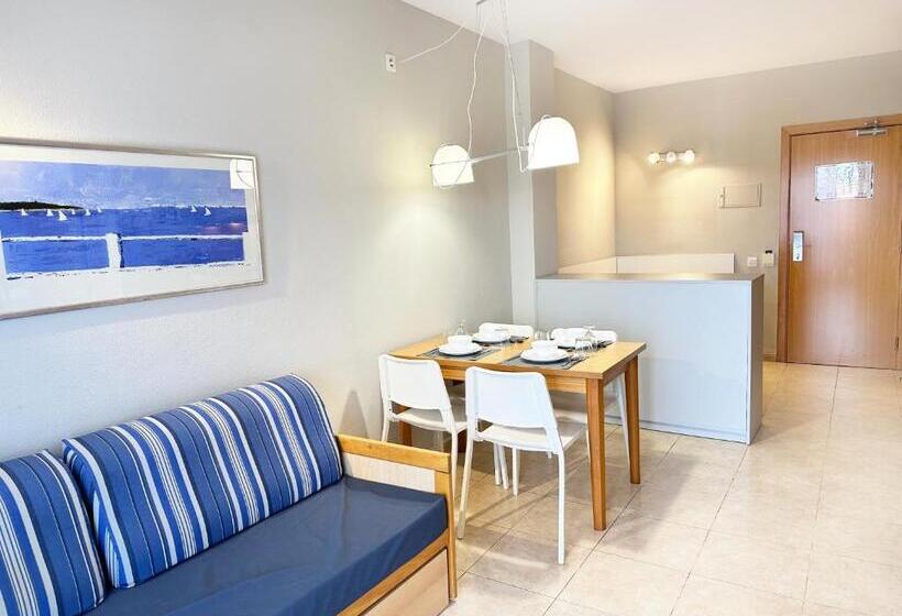 Апартаменты 1 Спальня Вид на Бассейн, Aparthotel Sunclub Salou