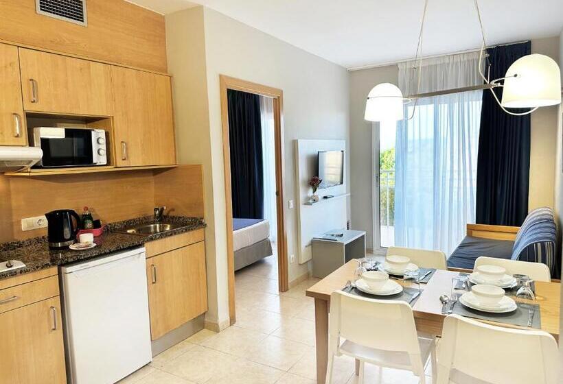 プールの見える１ベッドルームアパートメント, Aparthotel Sunclub Salou