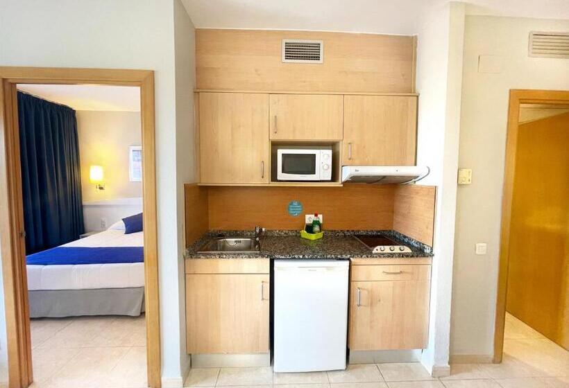 Апартаменты 1 Спальня Вид на Бассейн, Aparthotel Sunclub Salou