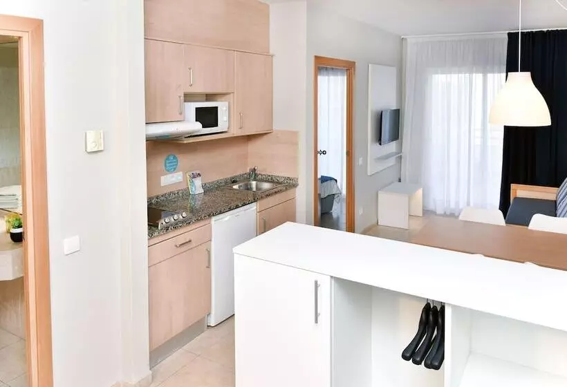 آپارتمان 1 خوابه با چشم‌انداز دریا, Aparthotel Sunclub Salou