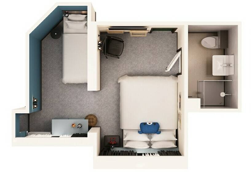 اتاق استاندارد سه نفره, The Ed Amsterdam