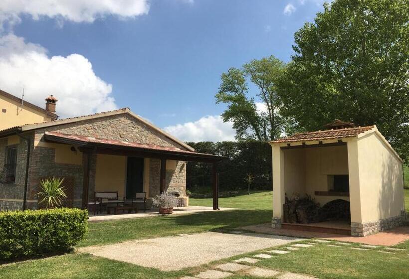 Апартаменты 2 спальни Вид на Бассейн, Podere Il Mulino