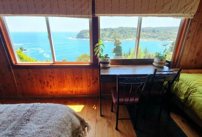 스탠다드 트리픔 룸 공동욕실, Hostería La Casa Del Mar