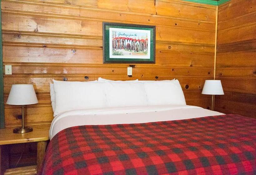 带大床的标准间, Shaver Lake Village