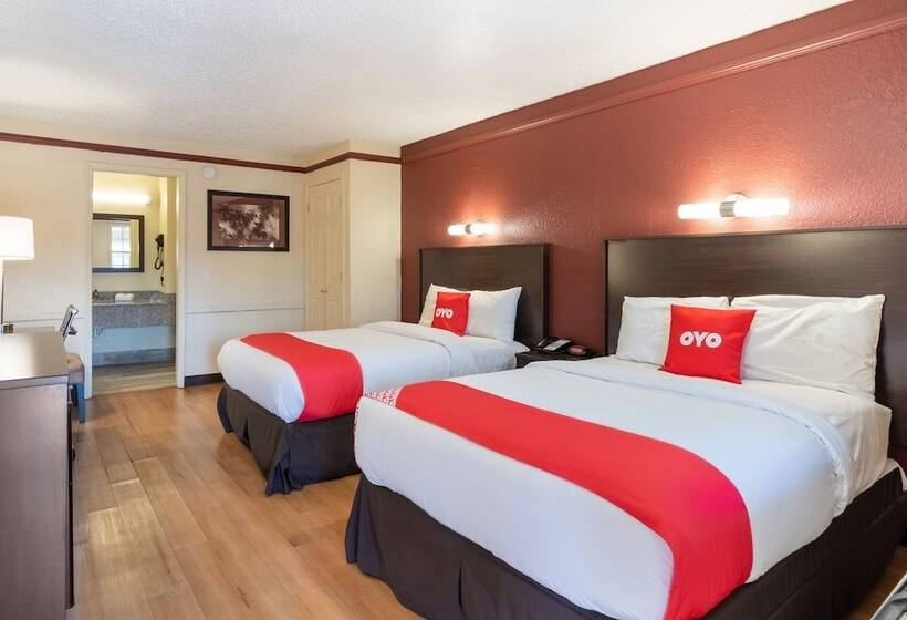 스탠다드 룸 더블 침대 2개, Red Roof Inn Tulsa Airport