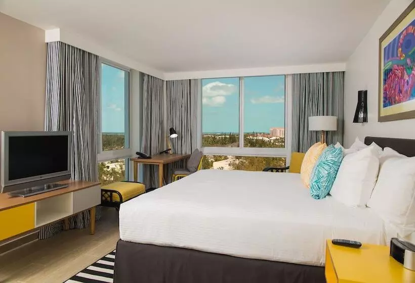 اتاق لوکس با تخت بزرگ, Warwick Paradise Island Bahamas  All Inclusive  Adults Only