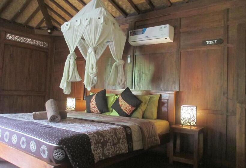 בונגלו סטנדרט עם נוף לגינה, Green Paddy Hostel & Villa