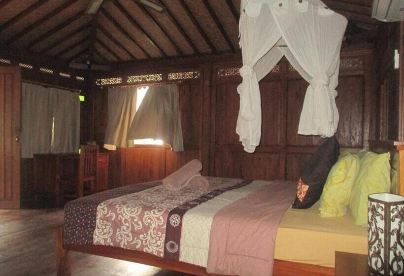 בונגלו סטנדרט עם נוף לגינה, Green Paddy Hostel & Villa