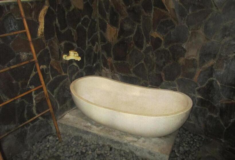 בונגלו סטנדרט עם נוף לגינה, Green Paddy Hostel & Villa