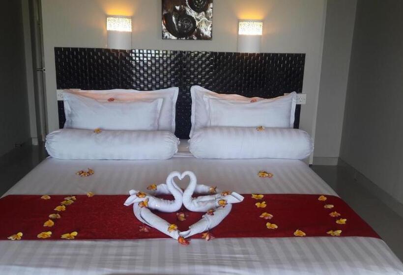 חדר דלוקס עם מרפסת נוף לים, Silver Fern Beach Retreat