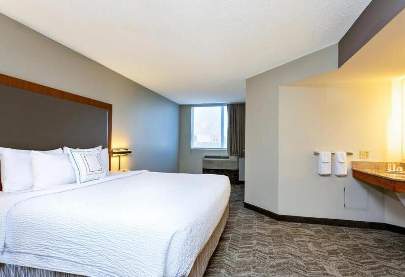 스위트 킹사이즈 침대, Springhill Suites By Marriott Miami Airport South Blue Lagoon Area
