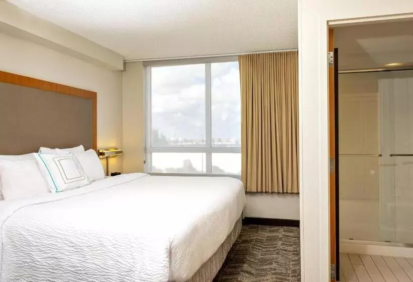 سوئیت با تخت بزرگ, Springhill Suites By Marriott Miami Airport South Blue Lagoon Area