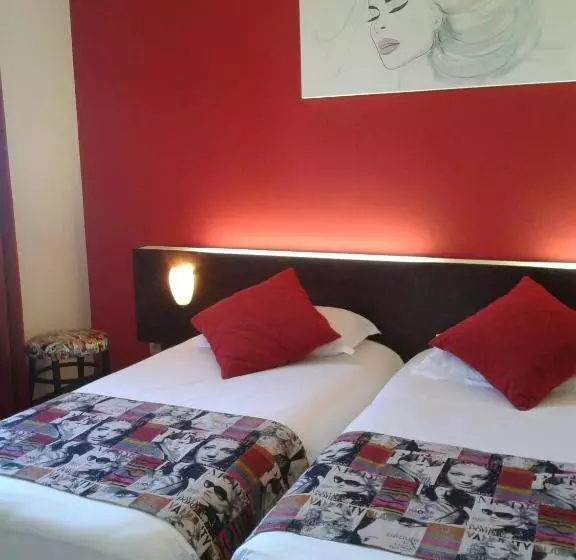 スタンダードシングルルーム, Le Merle Blanc Hôtel Logis