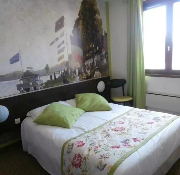スタンダードシングルルーム, Le Merle Blanc Hôtel Logis