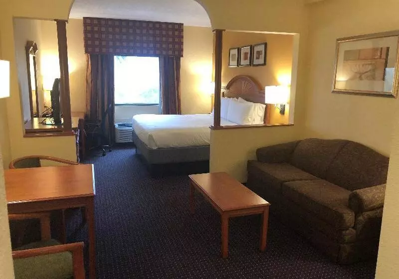 キングサイズベッドのスイートルーム, Holiday Inn Express And Suites Fort Lauderdale Airport West, An Ihg