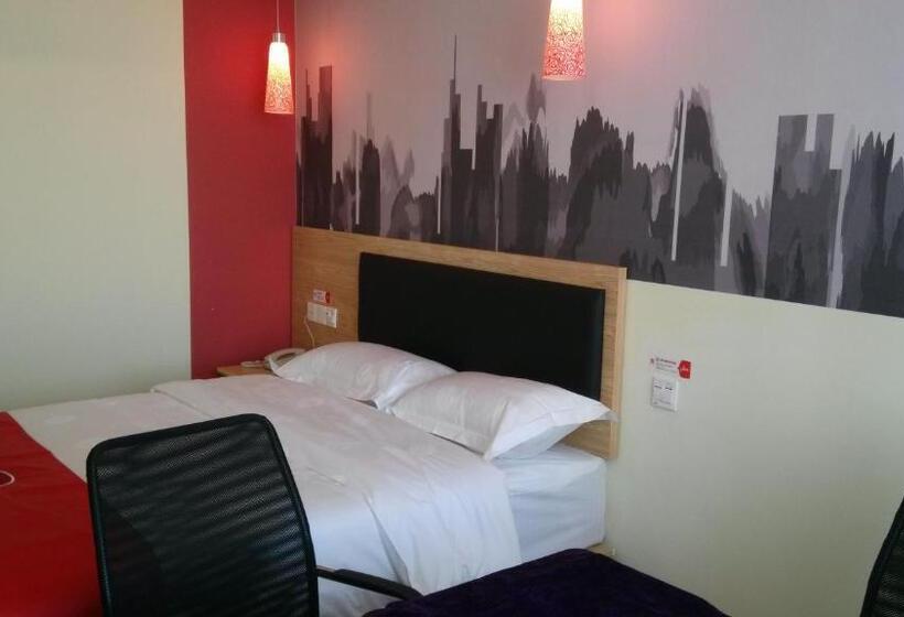 غرفة قياسية, Thank Inn Chain Hotel Jiangxi Fuzhou Linchuan District Laowuhuang Palace Bus Station