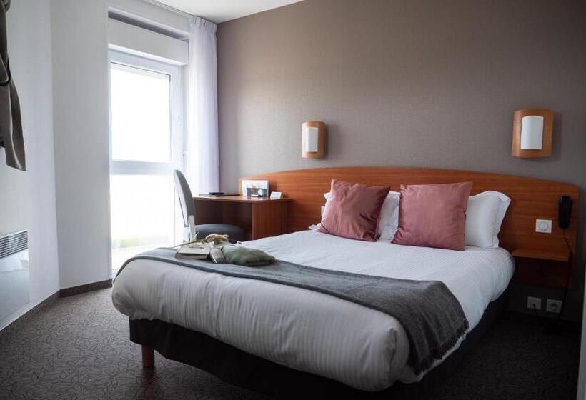 غرفة قياسية إطلالة جانبية علي البحر, Hôtel De La Baie Des Trépassés