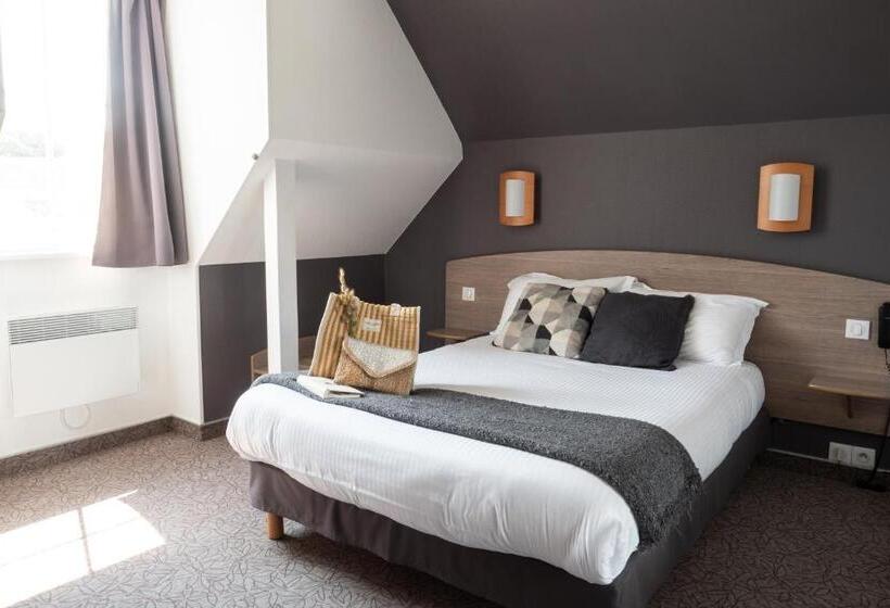 غرفة قياسية إطلالة جانبية علي البحر, Hôtel De La Baie Des Trépassés