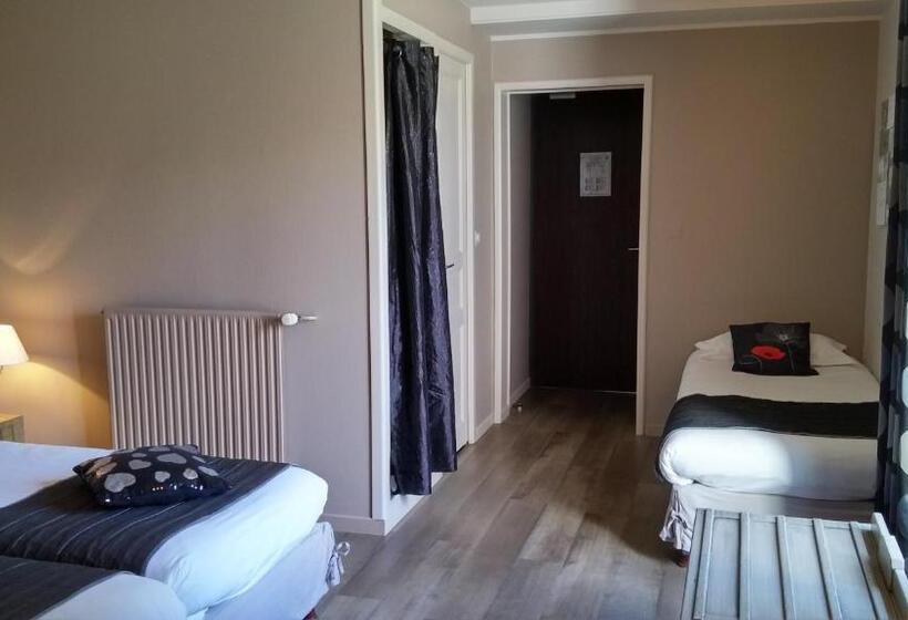 اتاق استاندارد چهار تخته, Logis Hôtel La Grassinais Saint Malo